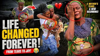 😭 She Gave From the Little She Had… So I Surprised Her With ₦500,000 + a Birthday Gift ❤️ #humanity