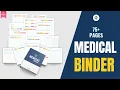 Medical Binder 75 Pages
