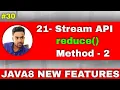 21 Stream API reduce method part 2