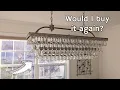 Wellmet Dining Room Crystal Chandelier Demo and Review