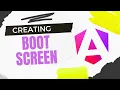 Angular PrimeNg - Creating a Boot Screen
