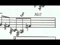 Animated Sheet Music: "Bloomdido" by Charlie Parker