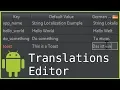 Localizing String Resources Translations Editor - Android Studio Tutorial
