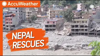 Rescuers race to reach survivors after deadly flooding in Nepal