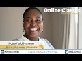 Career Training Program - Household Manager