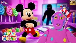 Mickey Mouse Escape Mr. Candys Store | Roblox Full Movie Game | PC 4K @ZigZagGamerPT