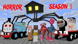 MONSTER SCHOOL HORROR SEASON 1 - Minecraft Animation