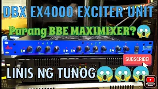 dbx ex4000 exiter unit quality sounds crown plx15 tosunra bl800 ace lx20 thanks for watching