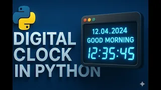 Python Digital Clock Tutorial Build a Real-Time Clock with Tkinter GUI