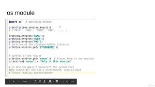 os and sys modules Mastering 4 critical SKILLS using Python