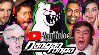 Danganronpa killing game but with YouTubers WHO WILL SURVIVE - Danganronpa Simulator