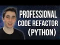 Professional Code Refactor Cleaning Python Code Rewriting it to use Classes
