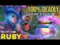 RUBY BEST BUILD 2026 BUILD TOP 1 GLOBAL RUBY GAMEPLAY MOBILE LEGENDS