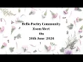 VIEW THE HELLO POETRY COMMUNITY MEET HELD ON 26TH JUNE 2026