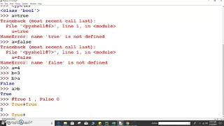 Chapter 02 8 - Boolean Data Type in Python bool data types in Python 3