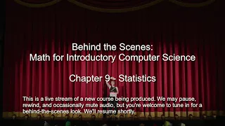 Behind the Scenes: Math for Introductory CS - Statistics