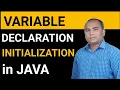 Variable Declaration and Initialization in JAVA Java Programming