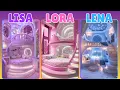 LISA, LORA OR LENA😍✨😍( Choose your bedroom) #cute #bedroom #lisaorlena #random