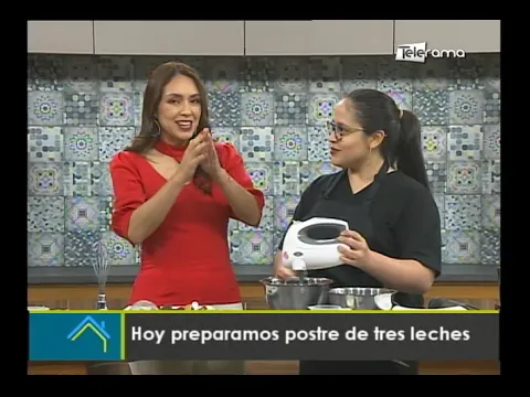 Hoy preparamos postre de tres leches