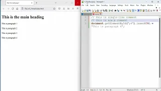 JavaScript 3 Write comments in javascript