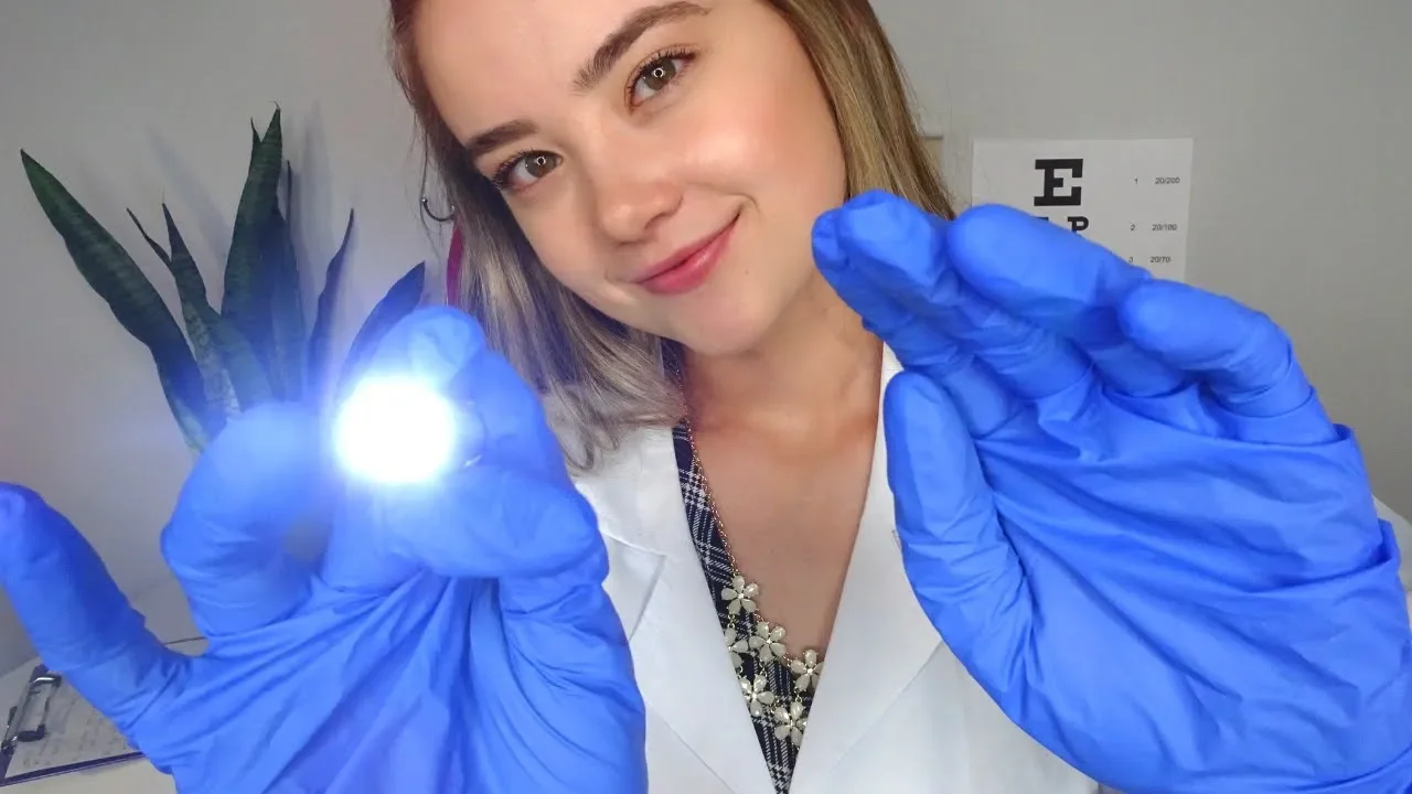 ASMR MEN'S Cranial Nerve Exam! Testing Your Senses, Latex Glove Assessment, Gentle Ear To Ear Sounds