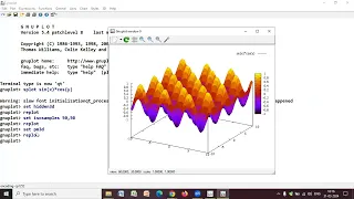 GNUPLOT TUTORIAL LEC 6 - 3D PLOT HOW TO PLOT A 3-DIMENSIONAL PLOT IN GNUPLOT