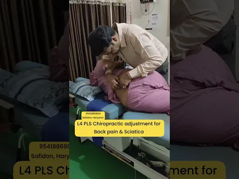 L4 PLS Chiropractic adjustment for Back pain & Sciatica #shorts
