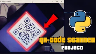 Python project Real-time QRCODE scanner using webcam