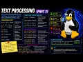 Text Processing Part 2 cut diff uniq