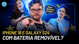 iPhone 16 e Galaxy S24 já virão com Bateria Removível?