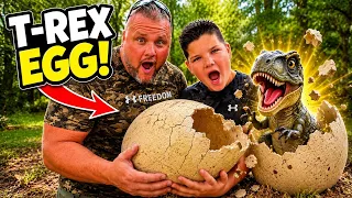 We Found a GIANT Dino Egg Hatching Right Now! 🥚