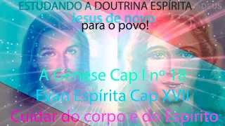 A Genese cap I nº 18 e o Evangelho Espírita XVII   Cuidar do corpo e do Espírito
