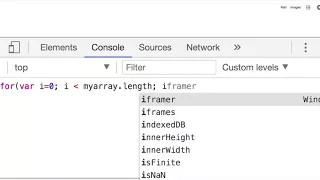 Looping Through an Array in JavaScript