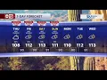 Extreme Heat Warning and monsoon storms