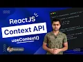 React Context API in One ReactJS ReactJS Tutorial In Hindi