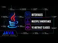 Java Interfaces Multiple Inheritance interface vs abstract Java Mastery Series