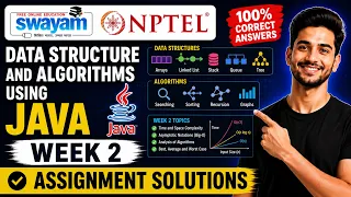 Data Structure and Algorithms using Java Week 2 Assignment Answers 2026 NPTEL July 2026 100
