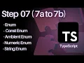 Test preparation Enums in TypeScript Basics Enums Enums syntax Enums types