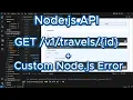 Rest API Get Resource By ID JavaScript Error Handling