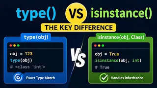 11 Python type vs isinstance Explained Key Differences Every Python Beginner Must Know
