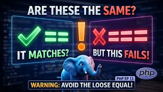 PHP Comparison Operators Explained With Examples EP 13