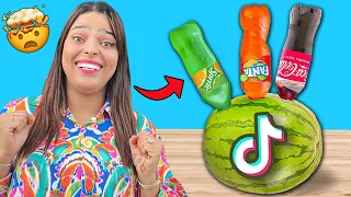 أخيرا جربنا اغرب خدع تيك توك حقيقة ولا كذب وفالأخير وقع إنفجااار 