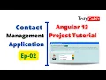 Angular 13 Project tutorial Contact Management Application in Angular Contact App in Angular