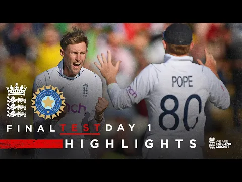 Joe Root Dismisses Dominant Pant Highlights England v India Day 1 LV Insurance Test 2022