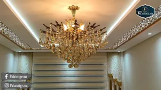 ثرية جد فخمة من النحاس والكرستال 