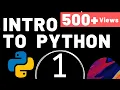 Introduction to Python in Hindi Lecture 1 Python Tutorial