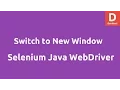 Switch to new Window using Selenium Java