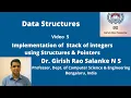 5 C Program to implement Stack Using Structures Pointers