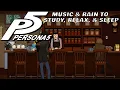 Download Lagu Café Leblanc | Coffee Shop Ambience: Smooth Jazz Persona Music \u0026 Rain to Study, Relax, \u0026 Sleep