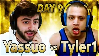 ELO HELL | YASSUO VS TYLER1 - $10K BET: DAY 9